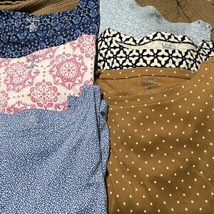 6--Croft & Barrow XXL 3/4 Sleeve Knit Pullover Tops Bundle